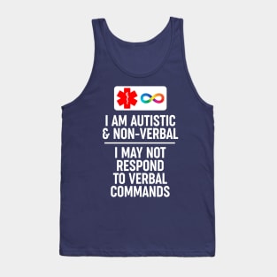 Autistic and Non-Verbal Tank Top